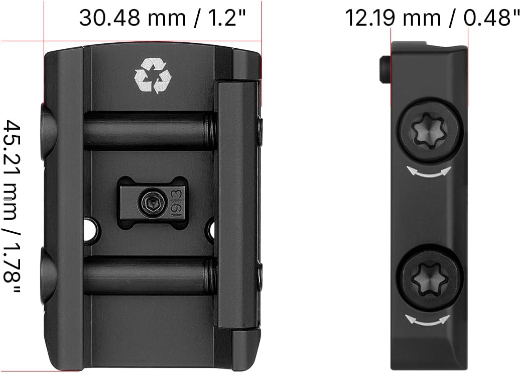OSIGHT C Micro Red Dot Sight - Compact Design with OSP-091 Low Profile Mounting