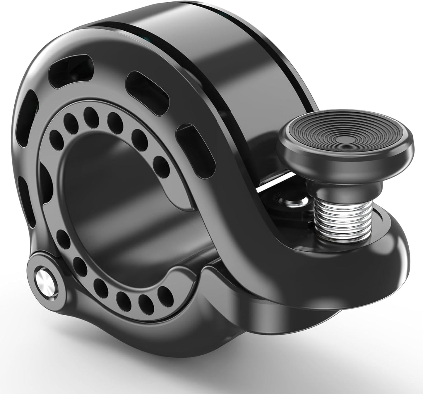 Topcrown Bike Bell - High-Volume Aluminum Alloy Bicycle Horn | 110 dB for Mountain & Road Bikes, Fits 22.2-31.8 mm Handlebars