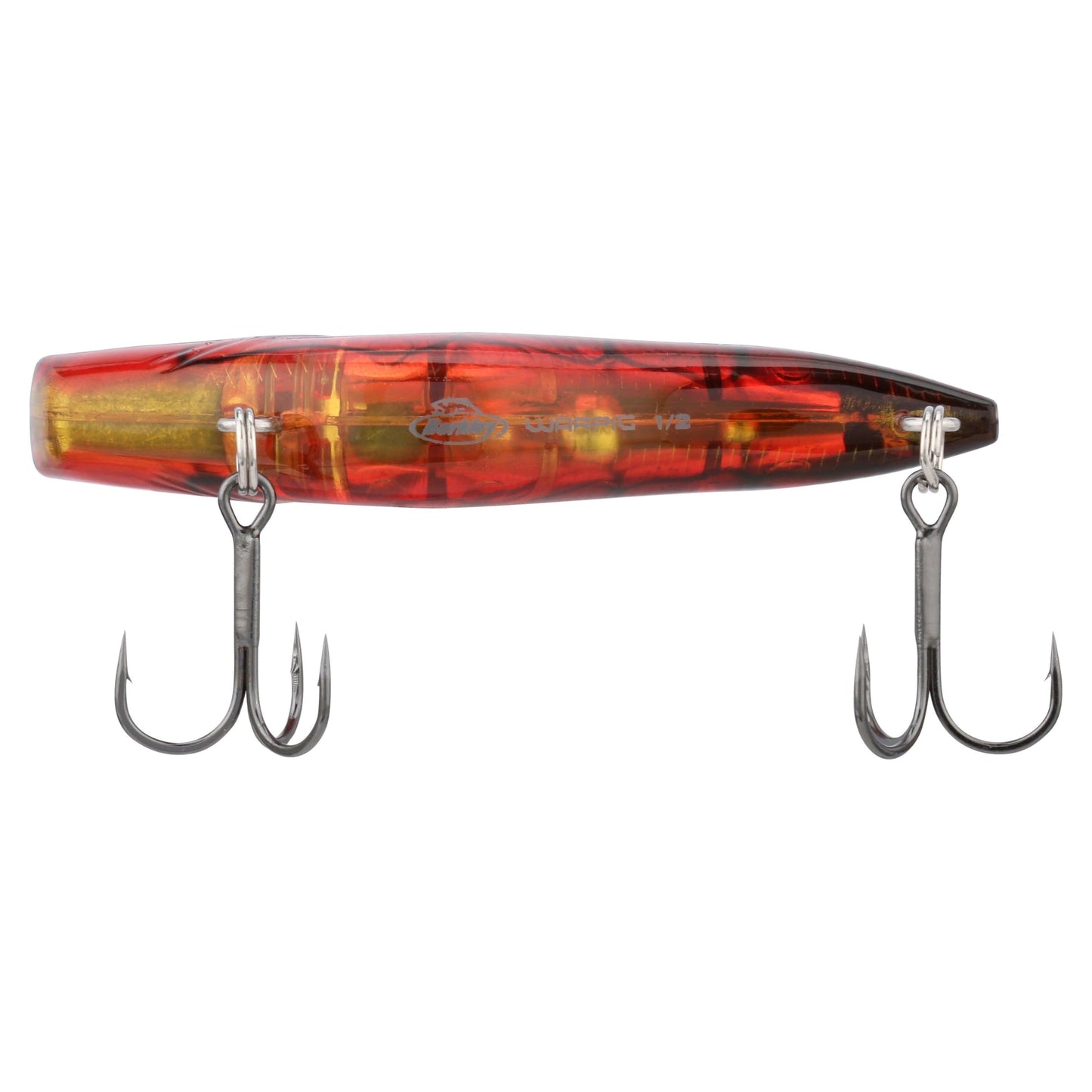 Berkley Warpig Fishing Lure, Ghost Red Craw, 1/2 oz, 3in | 8 cm, Lipless Sinking Bait Features Aggressive Action with Maximum Sound and Vibration