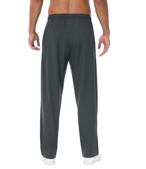 Kinglaman 4 Pack Mens Athletic Sweatpants Gym Workout Joggers Pants Running Jogging Pants for Men 2 Black 1 Blue 1 Gray Large