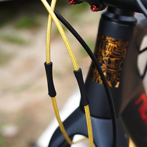 Chooee 2xPro Bike Brake Cable Kit For Road Bike,Bicycle Brake Cable Housing Coated Braided & Teflon Inner line For Road Bicycle, Black
