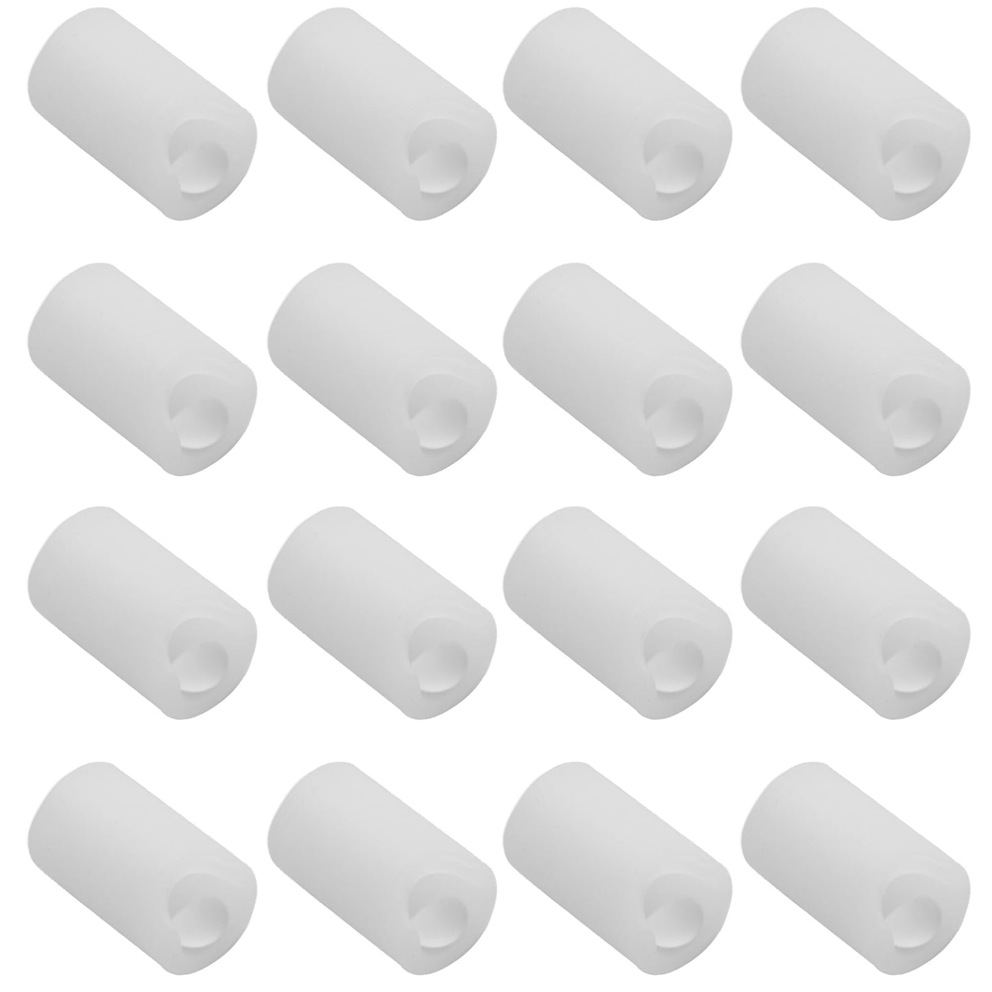 bociloy 16Pcs Round Silicone Cabinet Handle Corner Guards, Soft Anti-Collision Door Handle Covers Bumper Protectors for Furniture Table Drawer Wardrobe, Transparent