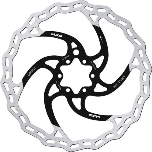 Galfer D.223 Unisex Adult Wave Brake Disc, Black, One Size