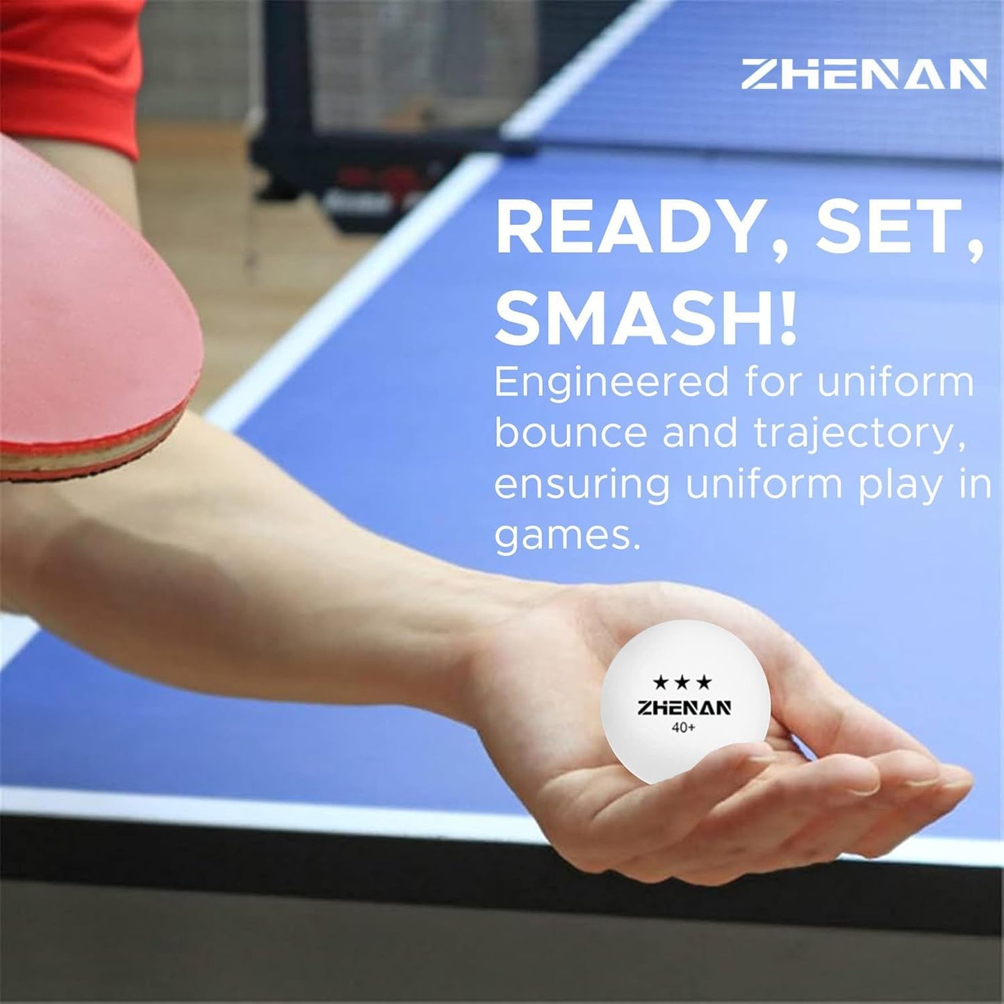 Skiennix 3-Star Ping Pong Balls - 20 Pack Multicolor & White - Advanced Training & Competition Play