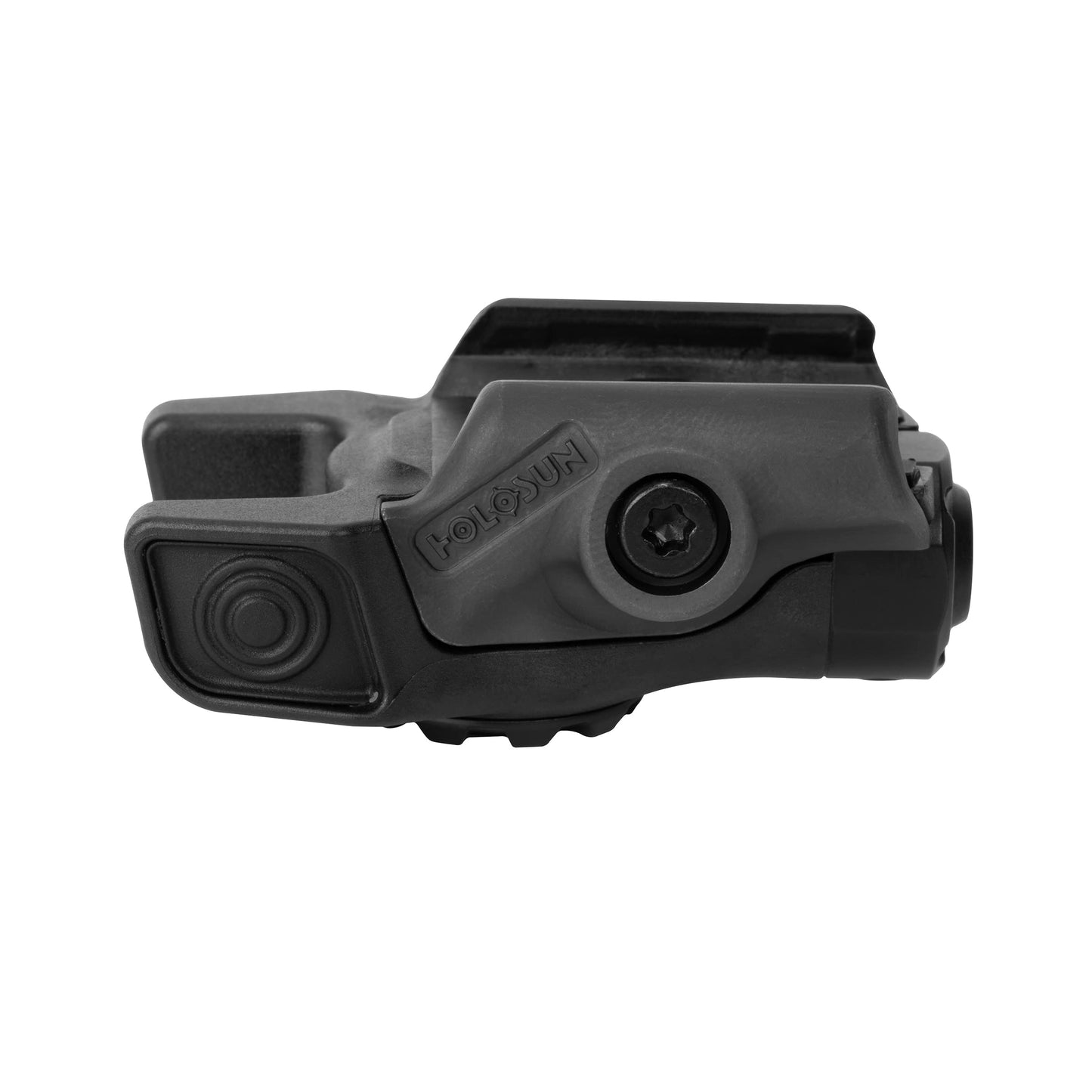 HOLOSUN RML Compact Rail Mounted Red Laser | Zero Retention Tactile W&E Adjustable Durable Polymer Waterproof Dustproof Handgun Laser with CR 1/3N Battery, T10 L Key & Lens Cloth Included(RML-RD)