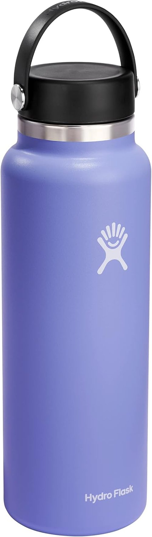 Hydro Flask 40 Oz Wide Mouth Water Bottle - Flexible Cap | Lupine Color Option