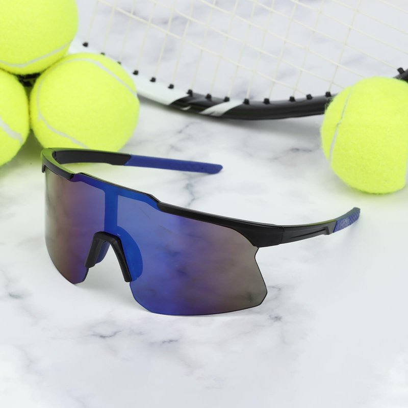 Sumato Cycling Sunglasses for Men Women Sports Sunglasses UV400 for Baseball, Running, Fishing, Driving, Bike, Lightweight Tr90 (Black Frame with Gray lens)