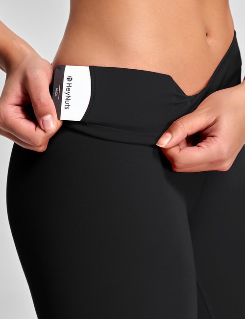 HeyNuts Workout Pro Full Length Leggings for Tall Women, High Waisted Compression Workout Leggings Athletic Tummy Control Yoga Pants 28'' Black M(8/10)