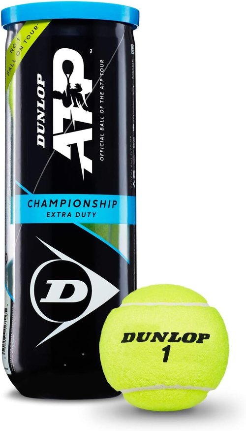 Dunlop Sports ATP Championship Tennis Balls - High Performance | Durable & Consistent Play