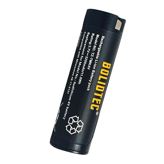 BolidTec 4V 3200mAh Replacement Battery Compatible with Milwaukee 4V USB Battery REDLITHIUM headlamp Flashlight and Other Milwaukee Tools 48-11-2131