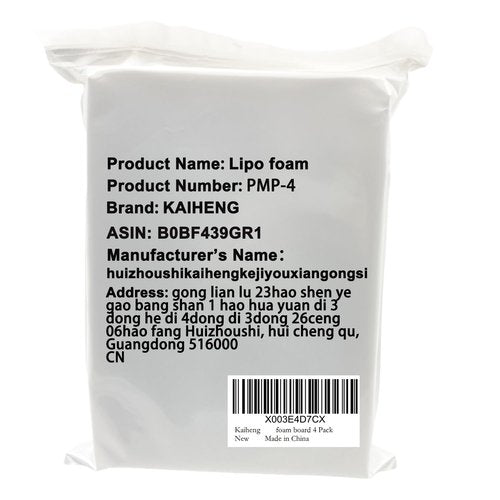 KAIHENG Lipo Foam Board 4Pack Liposuction Surgery waist-supports Foam Sheet for Recovery BBL Supplies 8"X11" Lipo Foam Pads for Post Surgery Help Out When Using Ab Board Compression Garments