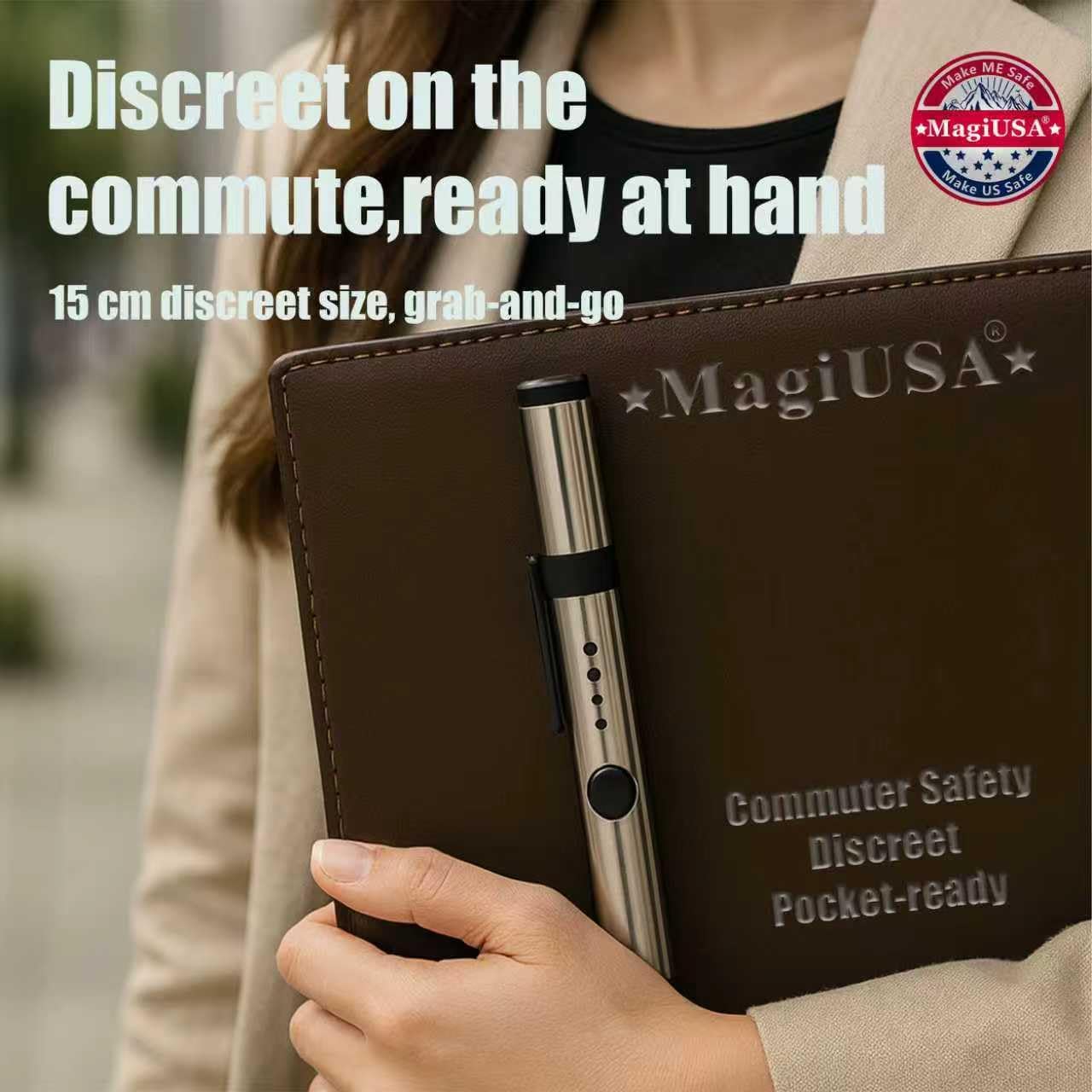 Tazer Pen Stun Gun - 40,000,000 Volts Self Defense Device for Men & Women | USB Rechargeable, Durable Design