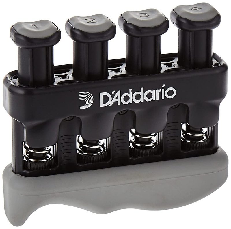 D’Addario Varigrip Hand Exerciser–Improve Dexterity and Strength in Fingers, Hands, Forearms- Adjust Tension Per Finger– Simulated Strings Help Develop Calluses- Comfortable Conditioning