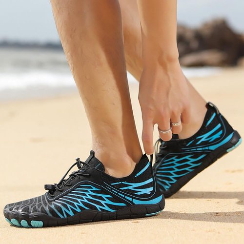 Hike Barefoot Shoes Womens Men Footwear,Pro-Healthy&Non-Slip Water Shoe for Women Men, Wide Toe Running Shoes Boots Sneakers Unisex Blue