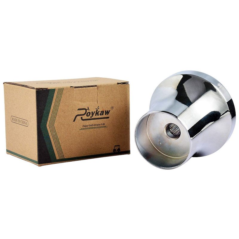 Roykaw Golf Cart Steering Wheel Adapter Compatible with YAMAHA Silver