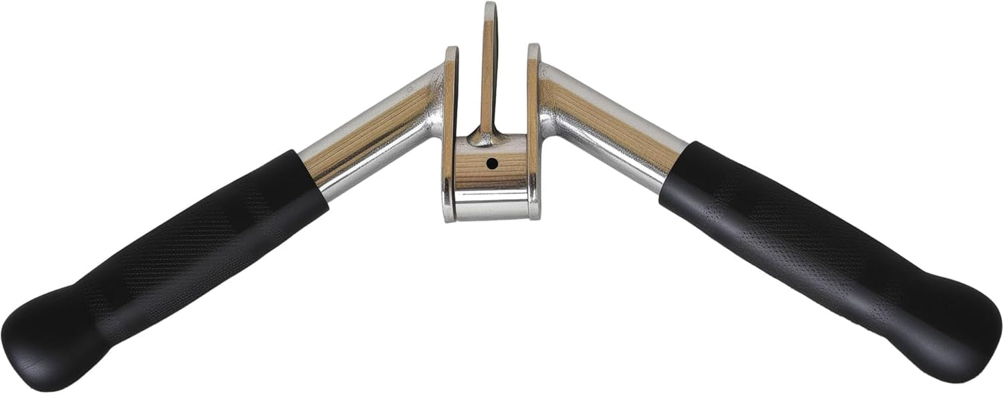 Skiennix V-Shaped Bar | Cable Machine Tricep Press Down Attachment for Multi-Gym Use
