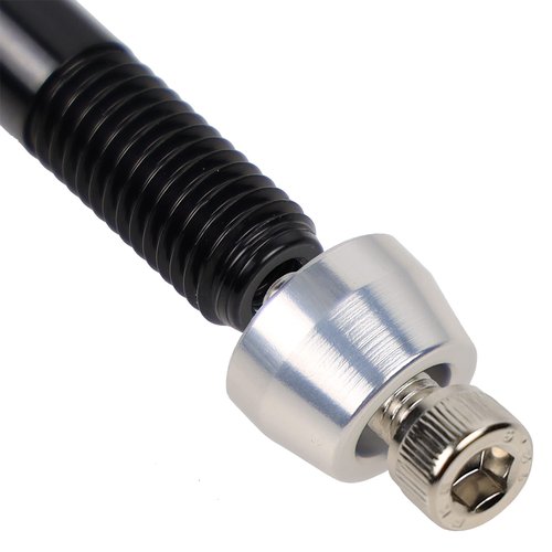 CyclingDeal Trainer Thru Axle - Bike Bicycle 12mm Rear Wheel Skewer for Indoor - Length 160mm to 172mm - Thread Pitch: M12 x P1.5 Spacers - 2.5mm/6mm Included