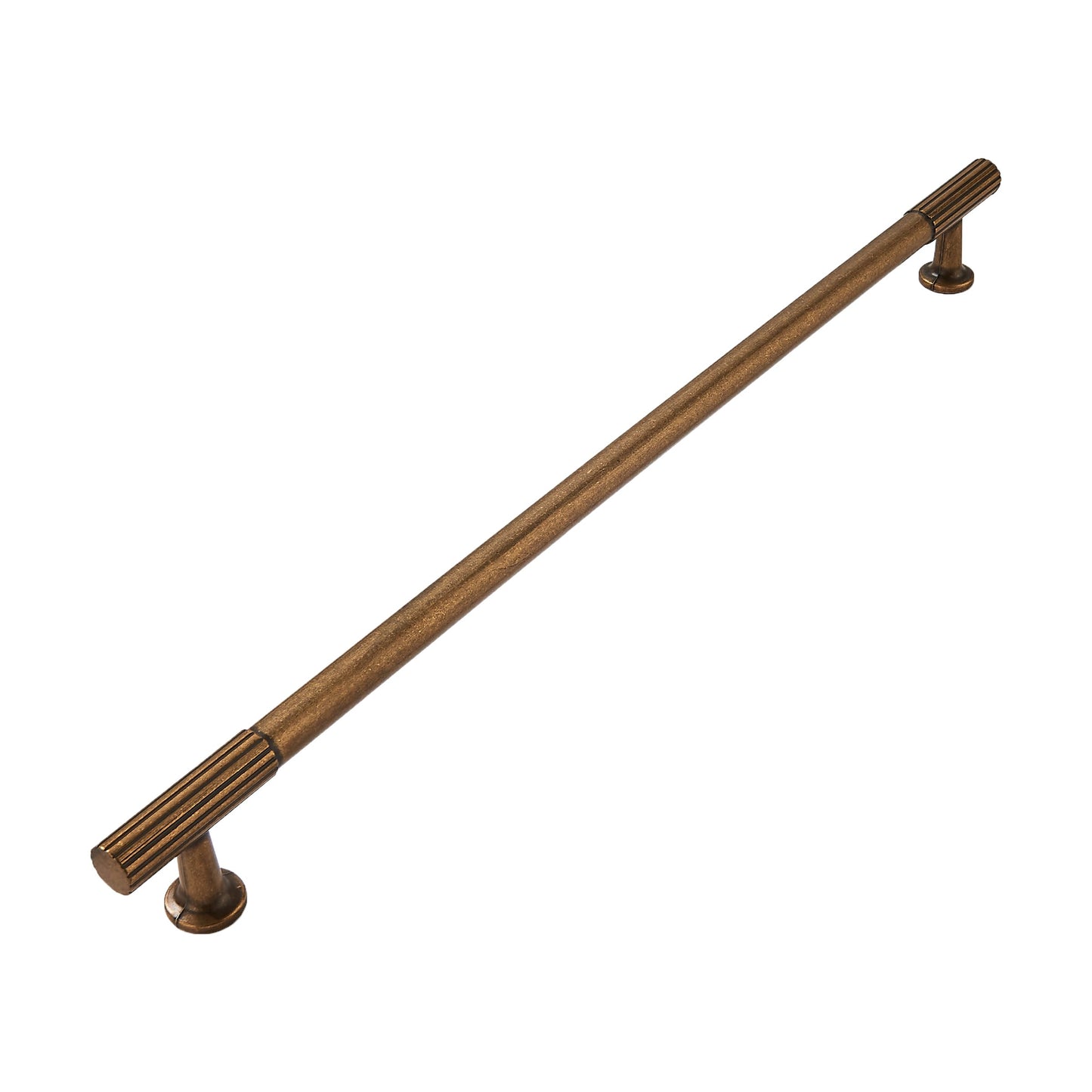 khtumeware Appliance Pull 18 Inch Hole Center 1 Pack Antique Brass Cabinet Pulls Heavy Duty Solid Vintage Brass Kitchen Drawer Handles Antique Bronze Cabinet Hardware for Cupboard Dresser Pulls