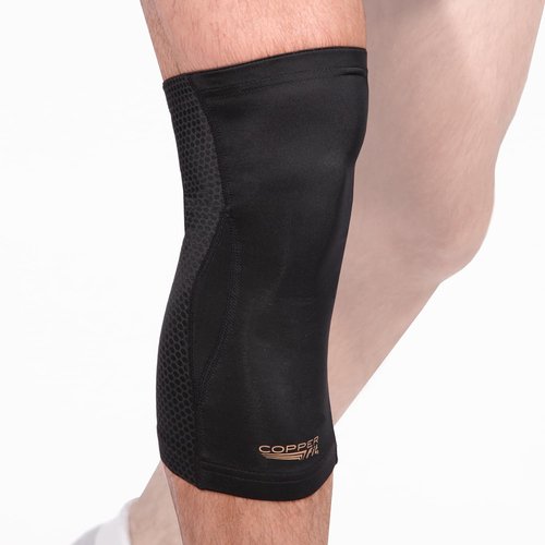 Copper Fit PRO Recovery Knee Compression Sleeve - Breathable, Second Skin Feel - Arthritis, Joint Pain, Circulation - For Men and Women (Large)