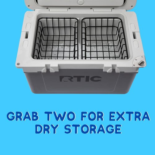 Cooler Basket for RTIC 32 Qt Ultra-Light Coolers - Compatible with Dividers, Inserts, Straps, Locks, and other RTIC Cooler Accessories