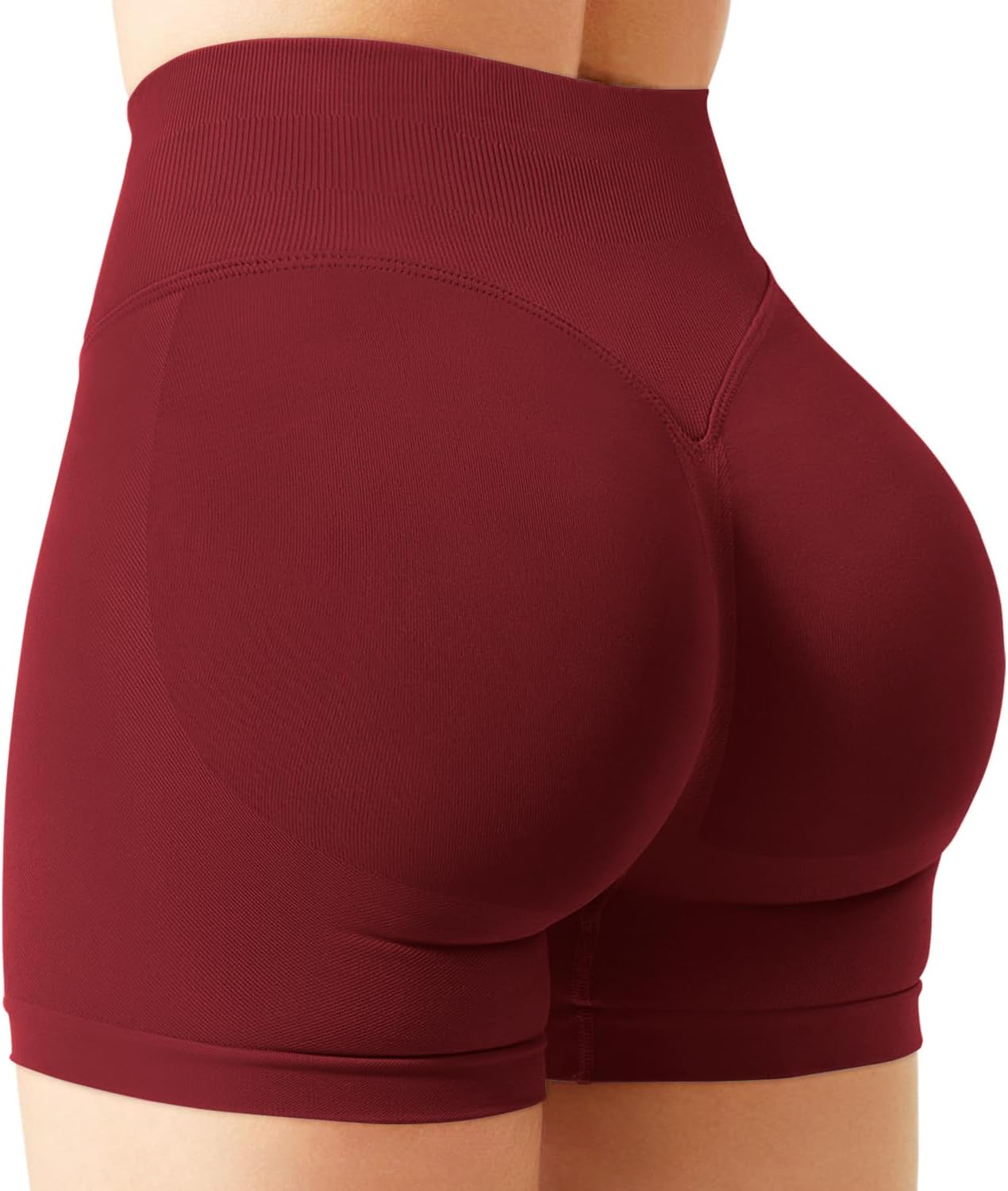 Skiennix Women’s Workout Impact Shorts - Scrunch Butt Lifting & Tummy Control | Comfy Gym Biker Shorts