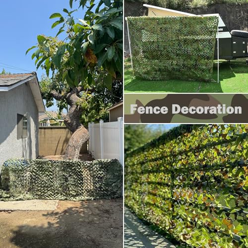 Camouflage Netting Roll - Lightweight, Tear-Resistant Camo Tarp for Hunting, Camping, and Decorations