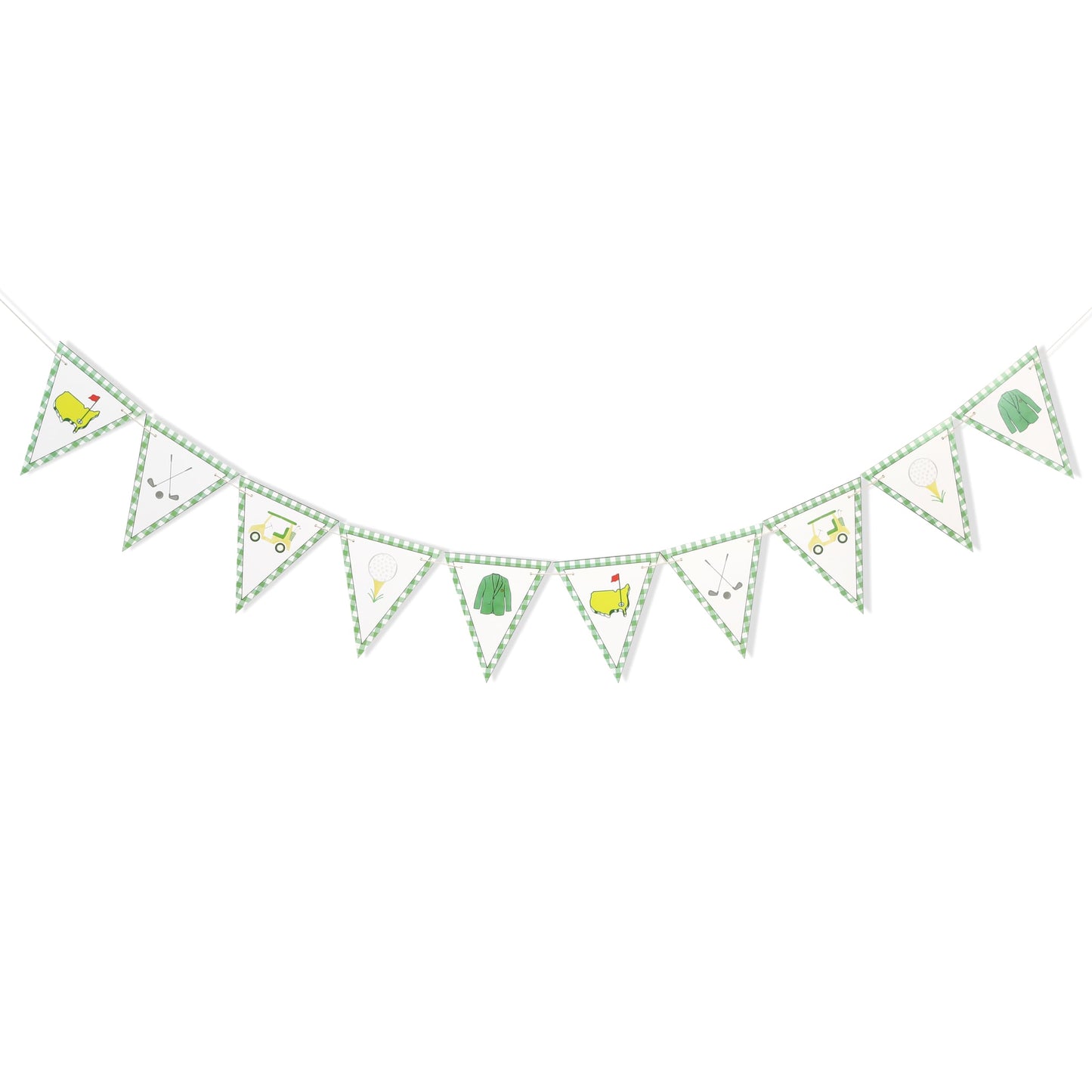 Golf Themed Birthday Banner - Golf First/1st Birthday Party Decorations,Hole In One Party Banner,Hole In One First Year Banner