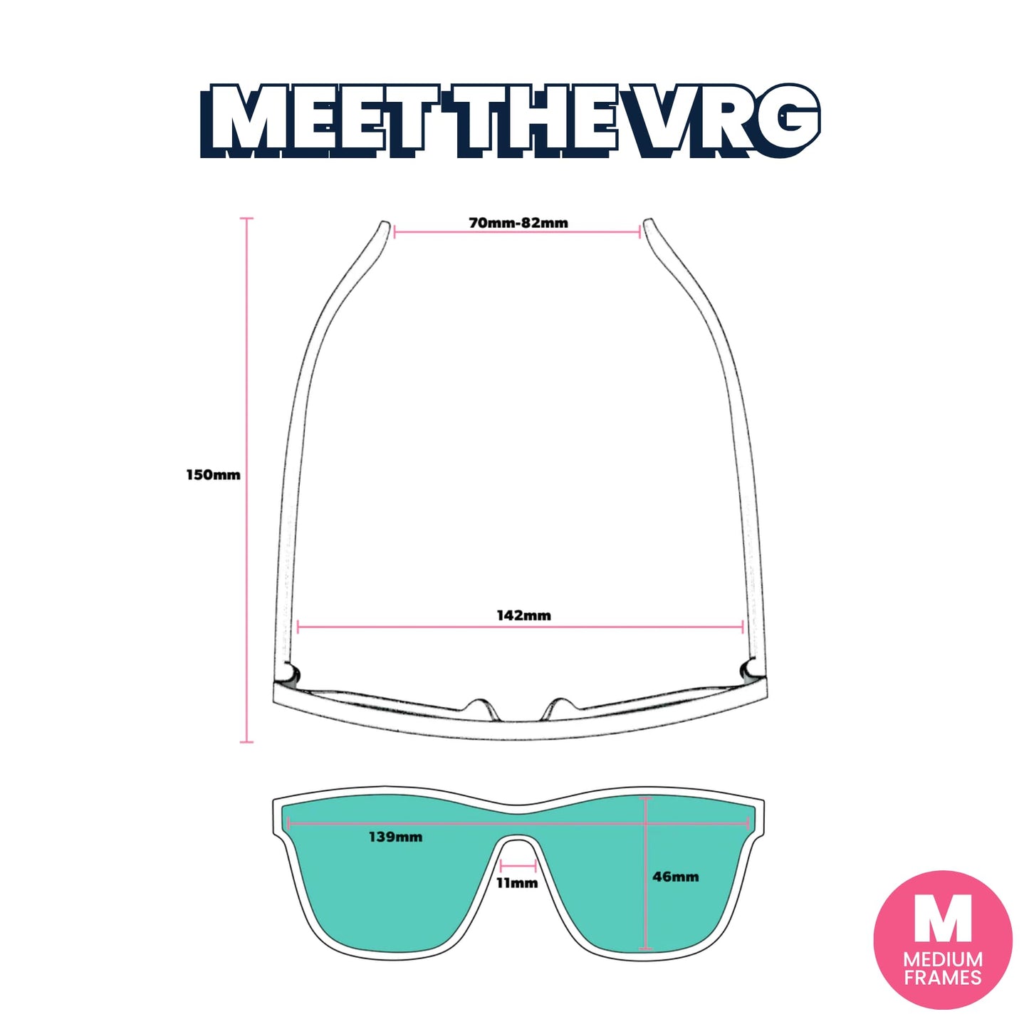 goodr The Future is Void Sunglasses Polarized Sunglasses, Medium Sized (VRG), Black Solid Frames with Black Non-Reflective Glare Reducing Lenses, UV400 Protection, No Slip, No Bounce