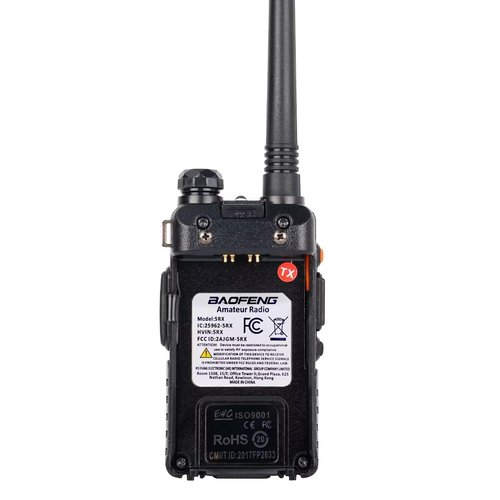 Baofeng 5RX Handheld Ham Radios (Upgraded of UV-5R) Multi-Band Receiving Two Way Radio,VHF,1.25M,UHF,AM/FM Reception,DTMF VOX SCAN,Walkie Talkies with Earpiece (2Pack)