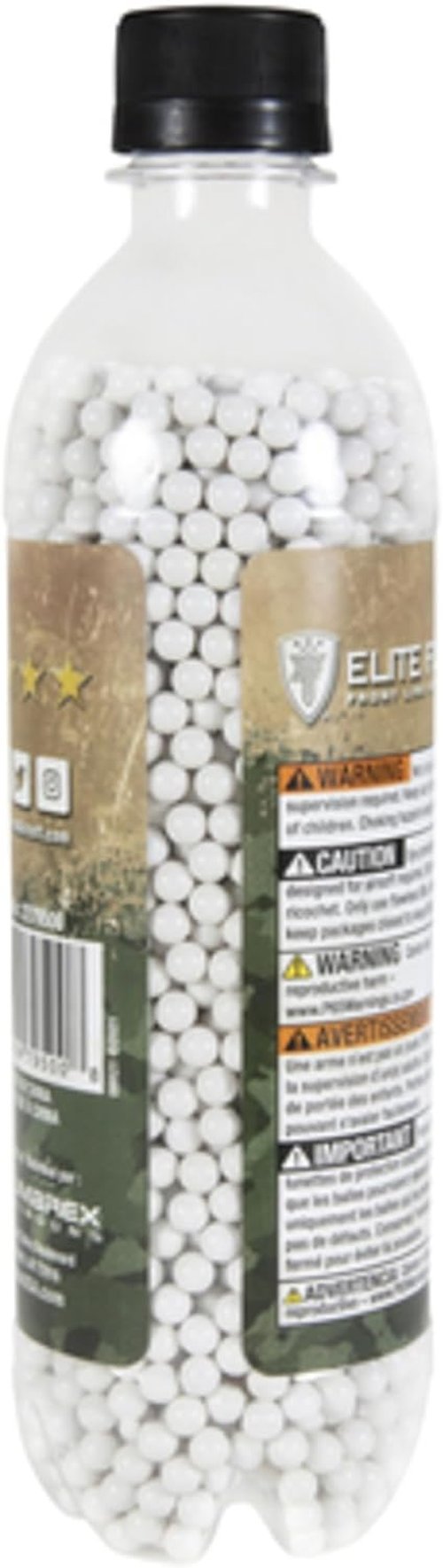 Elite Force Premium Airsoft BBs - 6mm .25 Gram Ammo, 2700 Count for Precision Shooting