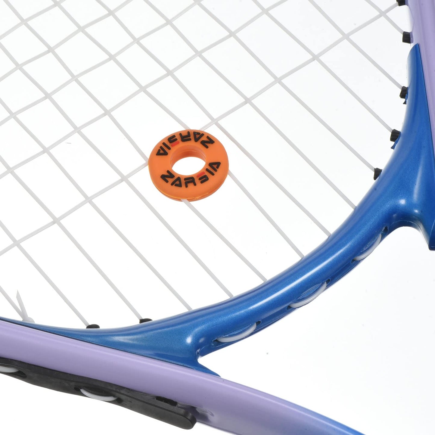 PATIKIL Tennis Vibration Dampener, 6 Pack Round-Shaped Silicone Shock Absorber Racket String Damping for Tennis Racquet, Blue, White, Orange