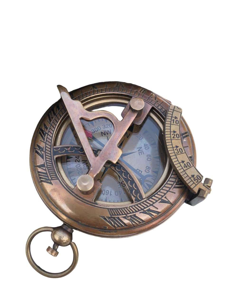Personalized Compass, Gift for Dad from Son Compass Birthday/Anniversary/Christmas Customized Working Brass Compass (Love You Son)