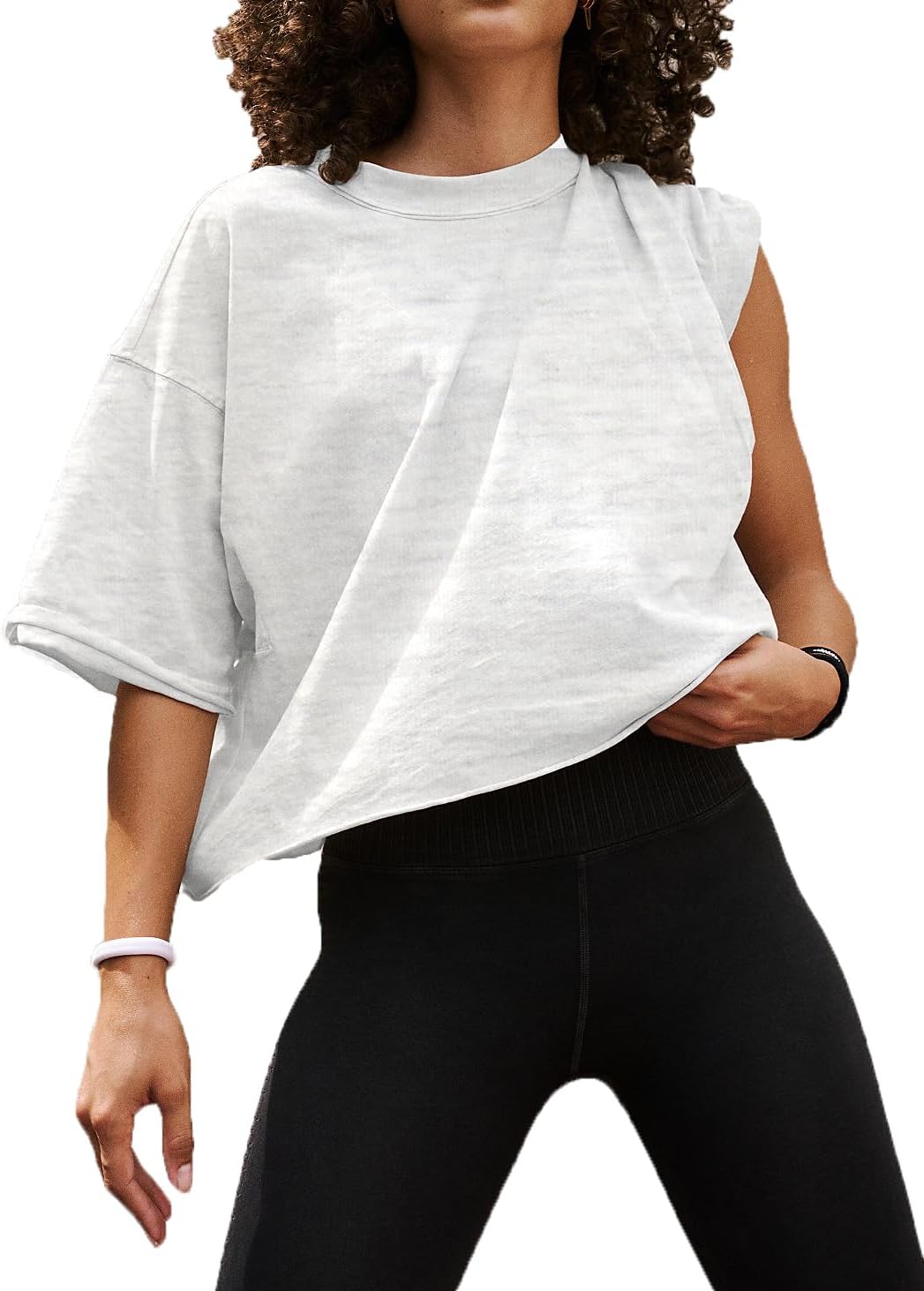 Skiennix Women's Crop Top - Casual Cotton Athletic T-Shirt for Summer | Short Sleeve, Lightweight