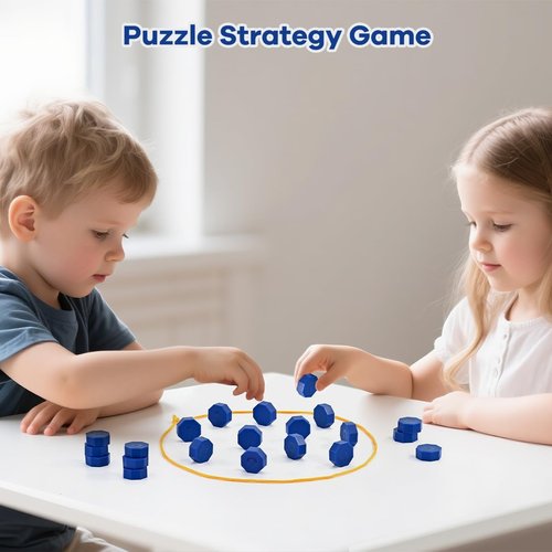Bameca Magnetic Chess Game - Full-Size Stones for Family Fun | Travel & Camping Friendly
