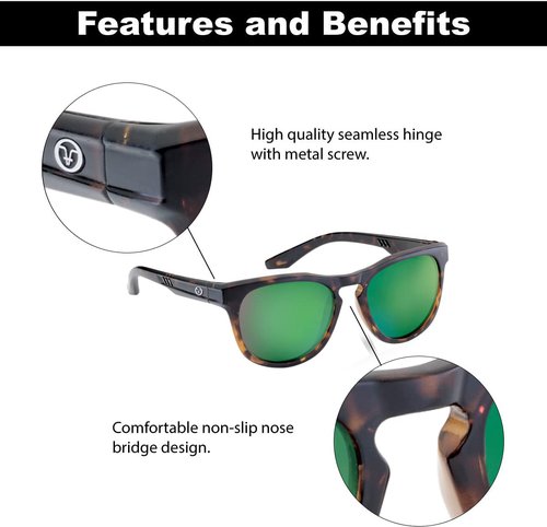 Flying Fisherman Breakers Polarized Sunglasses for Men, Women, Fishing, Boating, Outdoor Sports, 100% UV Protection
