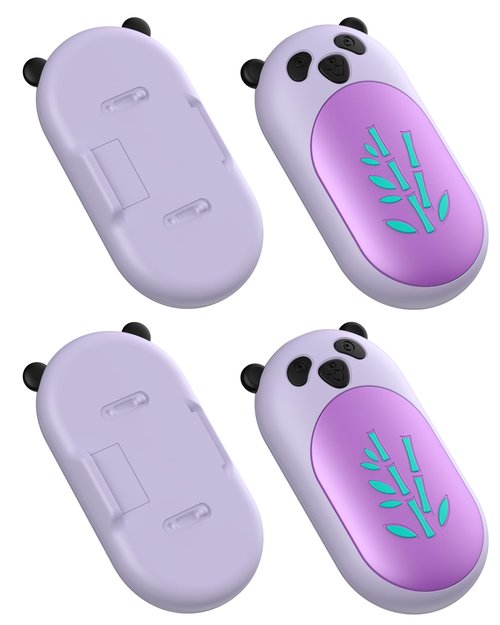 Hand Warmers Rechargeable 4 Pack, 6000mAh Electric Hand Warmer Reusable, 20Hrs Long Heating, Portable Pocket Heater Handwarmer for Women Men, Outdoor Camping, Hunting Gear (4 Pack 716-Purple)