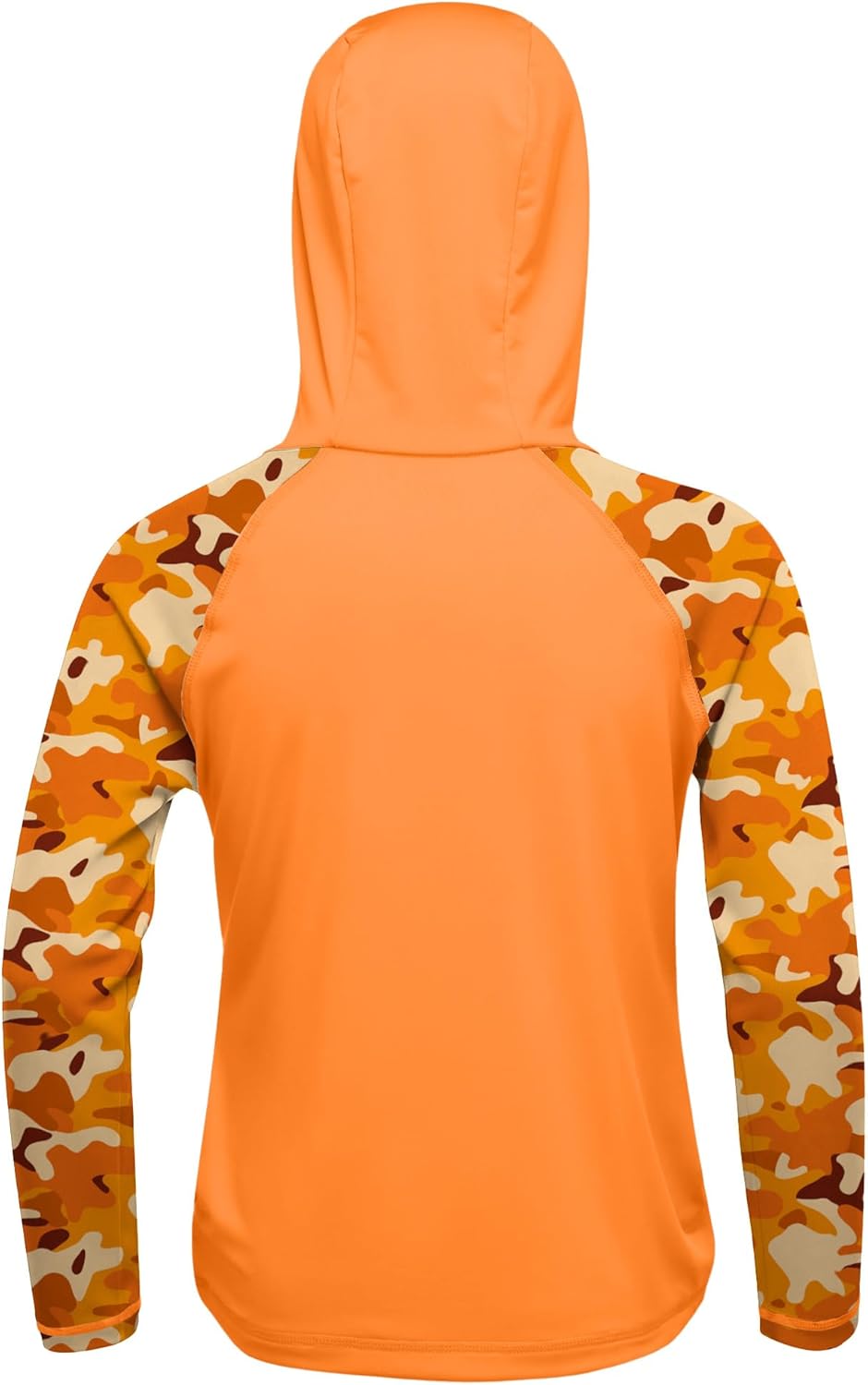 Skiennix Boys Rash Guard Swim Hoodie - UPF 50+ UV Sun Protection Long Sleeve Fishing Shirt | Kids Sizes