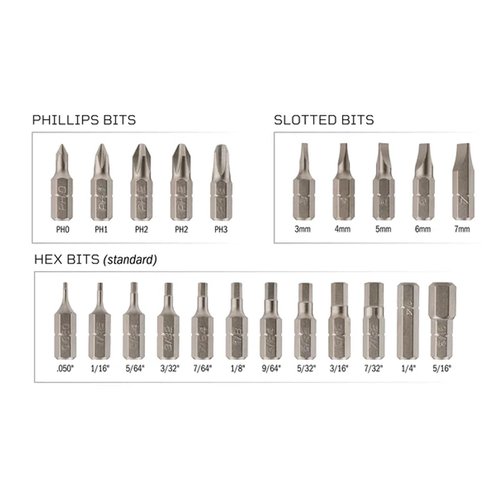 Fix It Sticks Benchtop Bit Pack | Durable Reliable Corrosion-Resistant Compact Portable Easy-to-Use Multi-Purpose Bit Kit | Fits Benchtop Tray