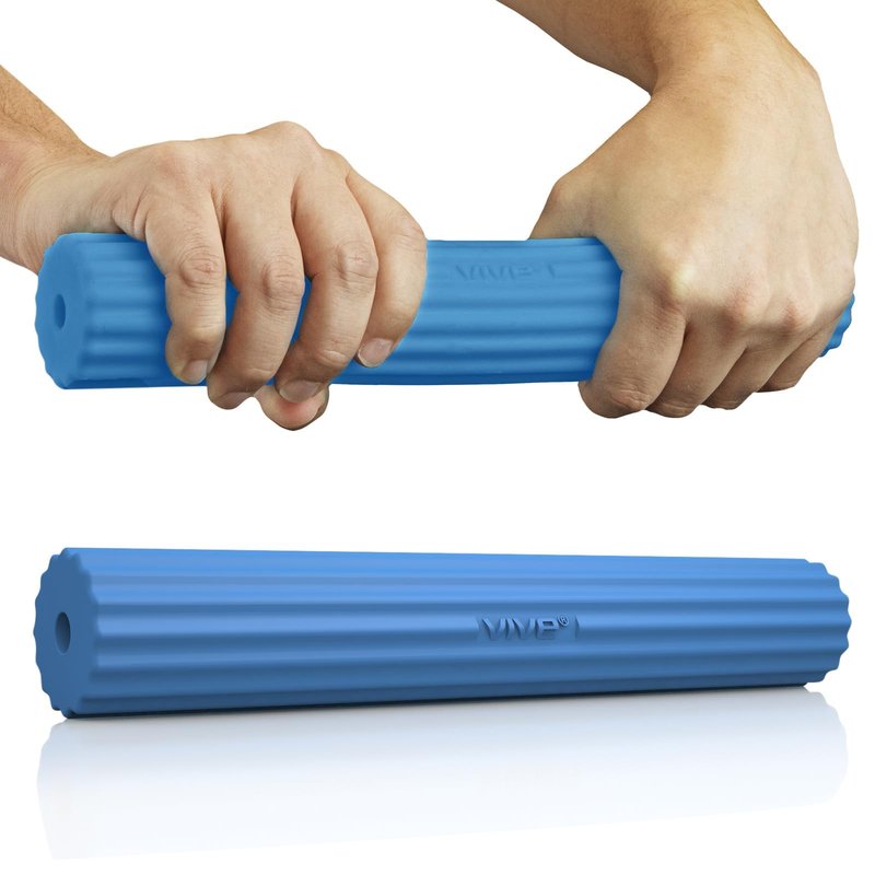 Vive Flex Therapy Bar for Tennis Elbow Relief (Medium) - Physical Therapy Aid, Improve Tendonitis & Grip Strength - Resistance for Golfers, Hand, Epicondylitis, Equipment- Strengthens Wrist & Forearm