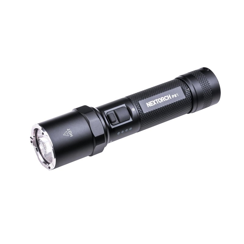 NEXTORCH P81 Rechargeable Flashlight High Lumens, 3700 Lumens LED Tactical Flashlight with 4 Modes & Strobe & Ceramic Glass Breaker for Night Duty, Outdoor Adventure, Self-Protection, Daily Use