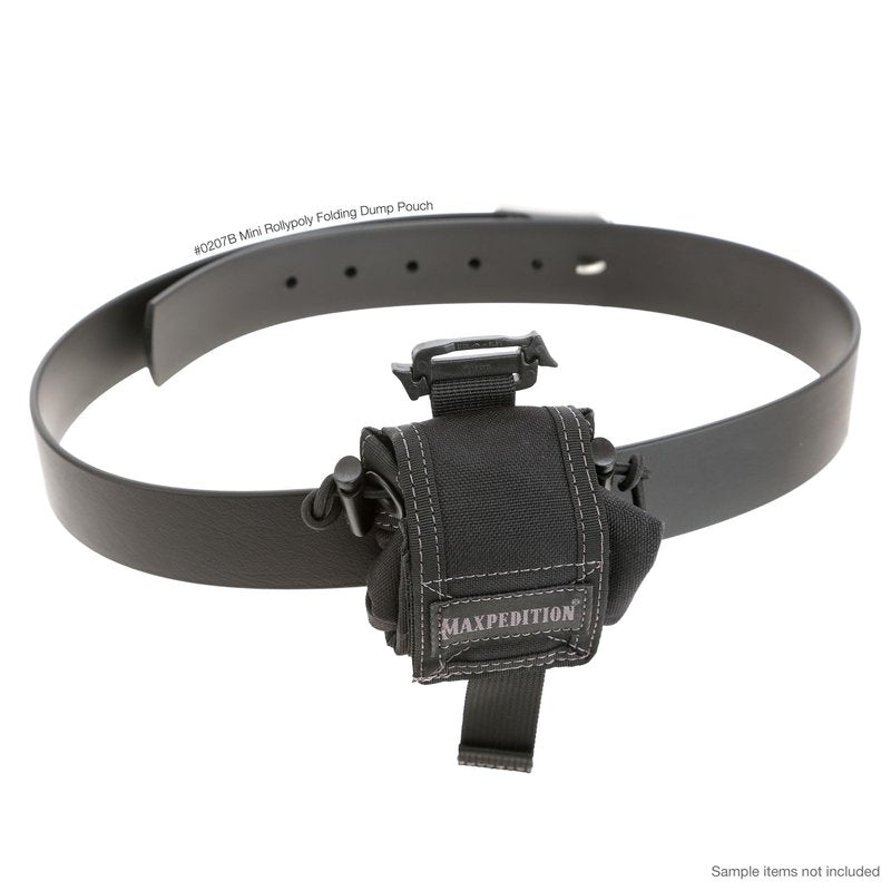 Maxpedition Mini Rollypoly Folding Dump Pouch (Black)