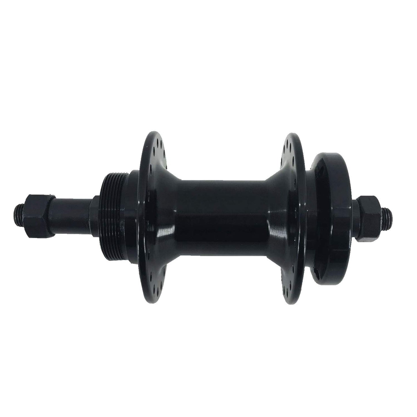 DONSP1986 Bicycle Axle Wheel Hub - 36H Front and Rear Bike Hub Set, Aluminum Alloy Quick Release Lever Skewers Axle, 1 Pair (Black)