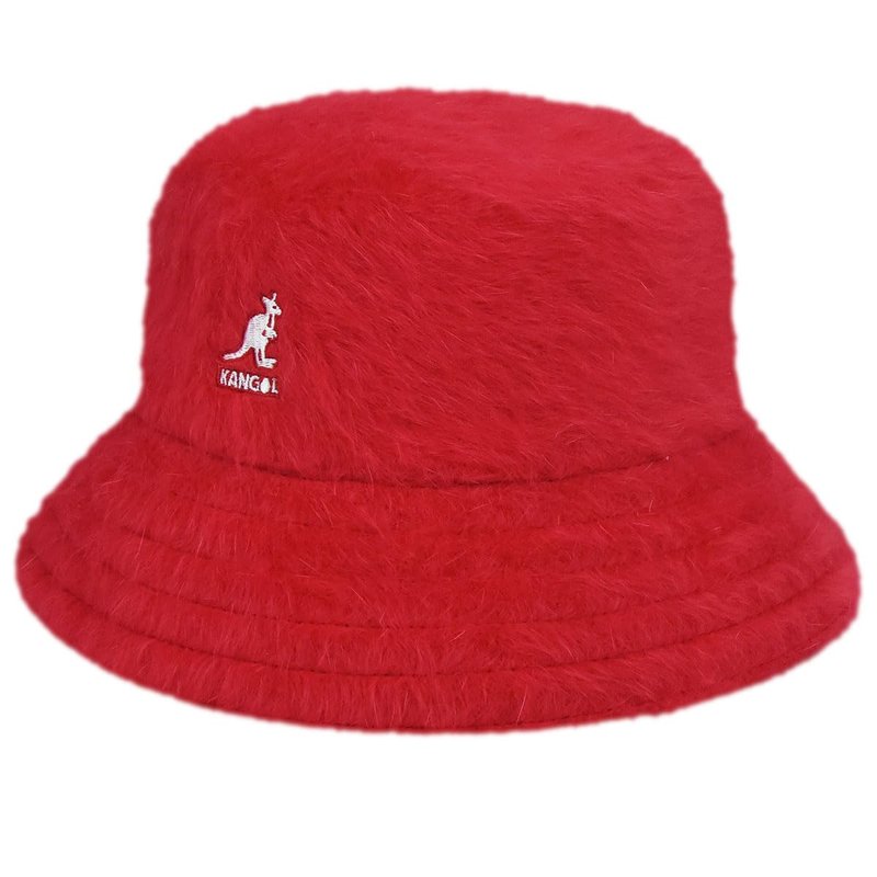 Kangol Furgora Fuzzy Bucket Hat for Women and Men, X-Large, Scarlet