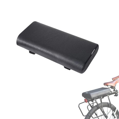Rear Bike Seat Thickened Waterproof Bicycle Rear Seat Cushion PU Material Rear Seat Cushion Improves Riding Comfort