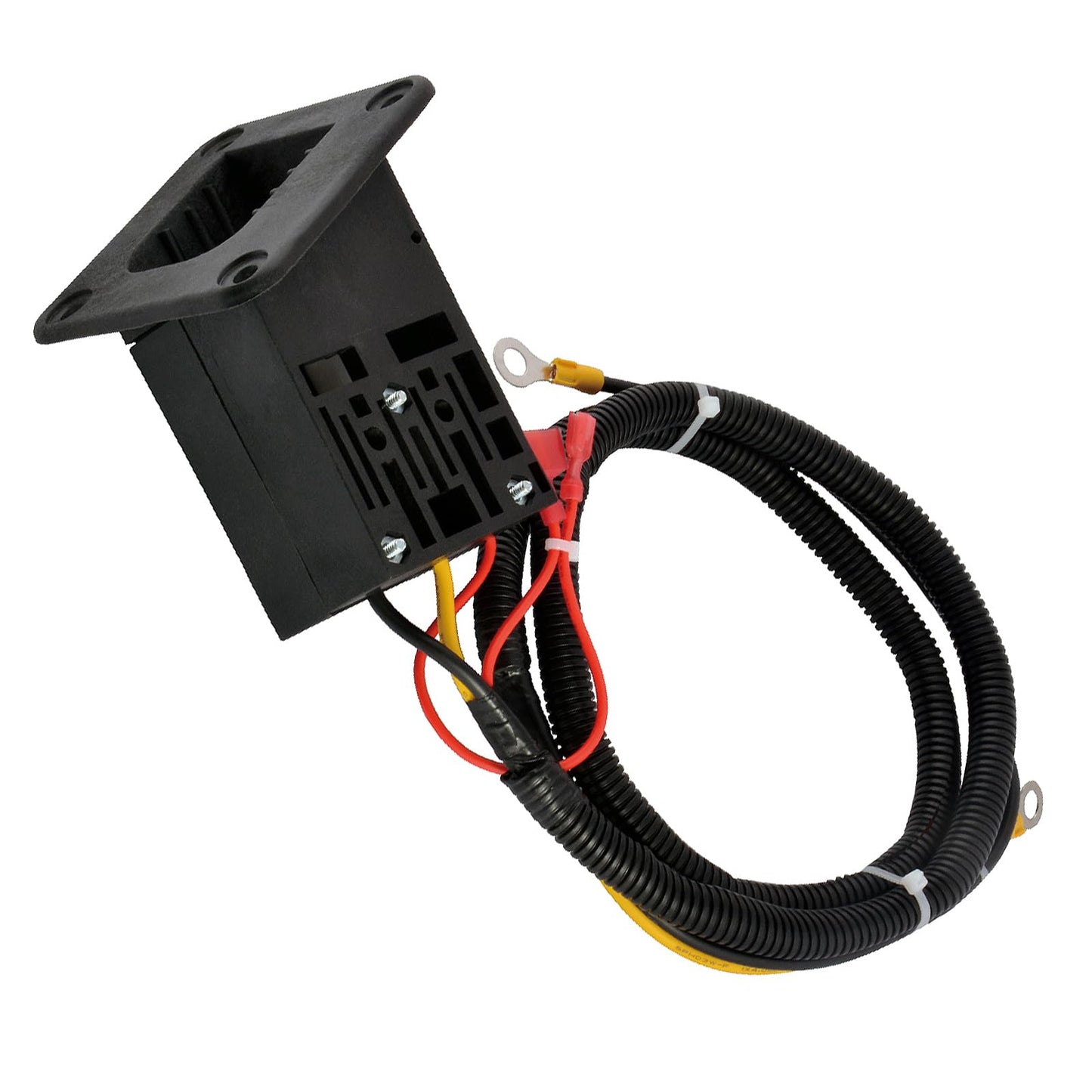 AIPSET 36 Volt Golf Cart Powerwise Charger Receptacle Compatible with EZGO TXT & Medalist with PDS/DCS Electric Golf Carts, Replace OEM# 73051-G29, 73063-G01