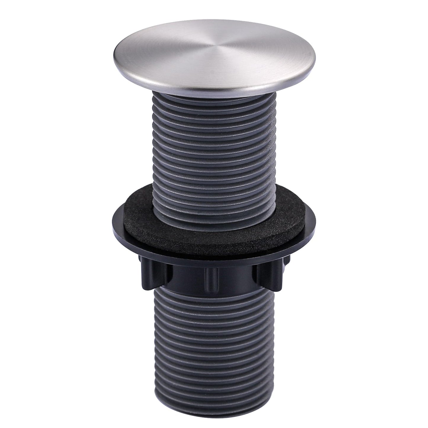 iVIGA Kitchen Sink Hole Cover,Faucet Hole Cover Stainless Steel,Wash Basin Sink Plug Tap Hole Plate Stopper Cover,Brushed Nickel