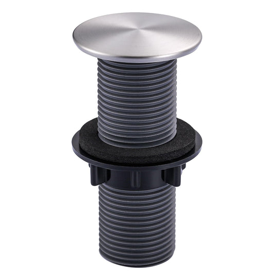 iVIGA Kitchen Sink Hole Cover,Faucet Hole Cover Stainless Steel,Wash Basin Sink Plug Tap Hole Plate Stopper Cover,Brushed Nickel