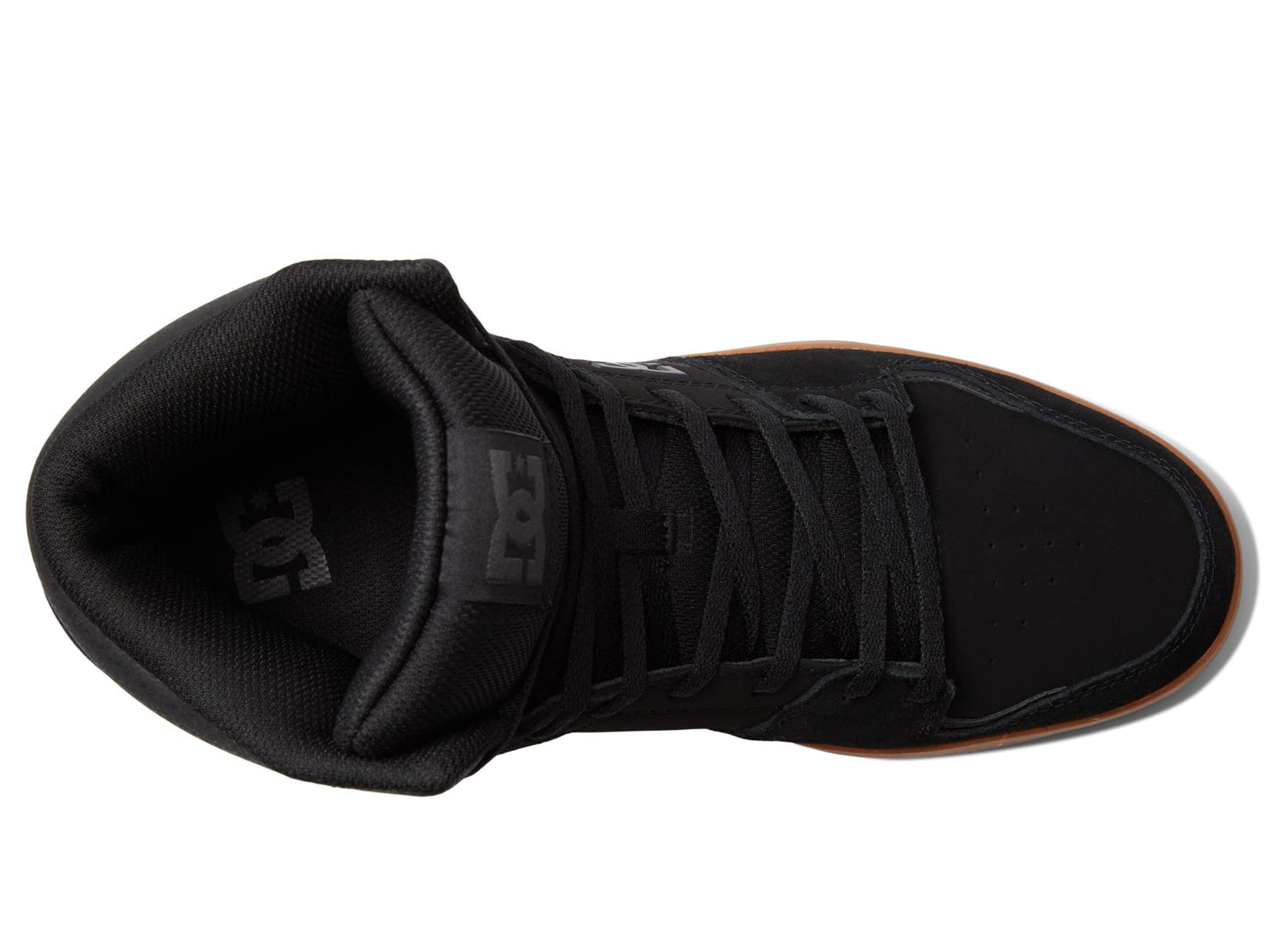 DC Cure Casual High-Top Skate Shoes Sneakers Black/Gum 1 12.5 D (M)