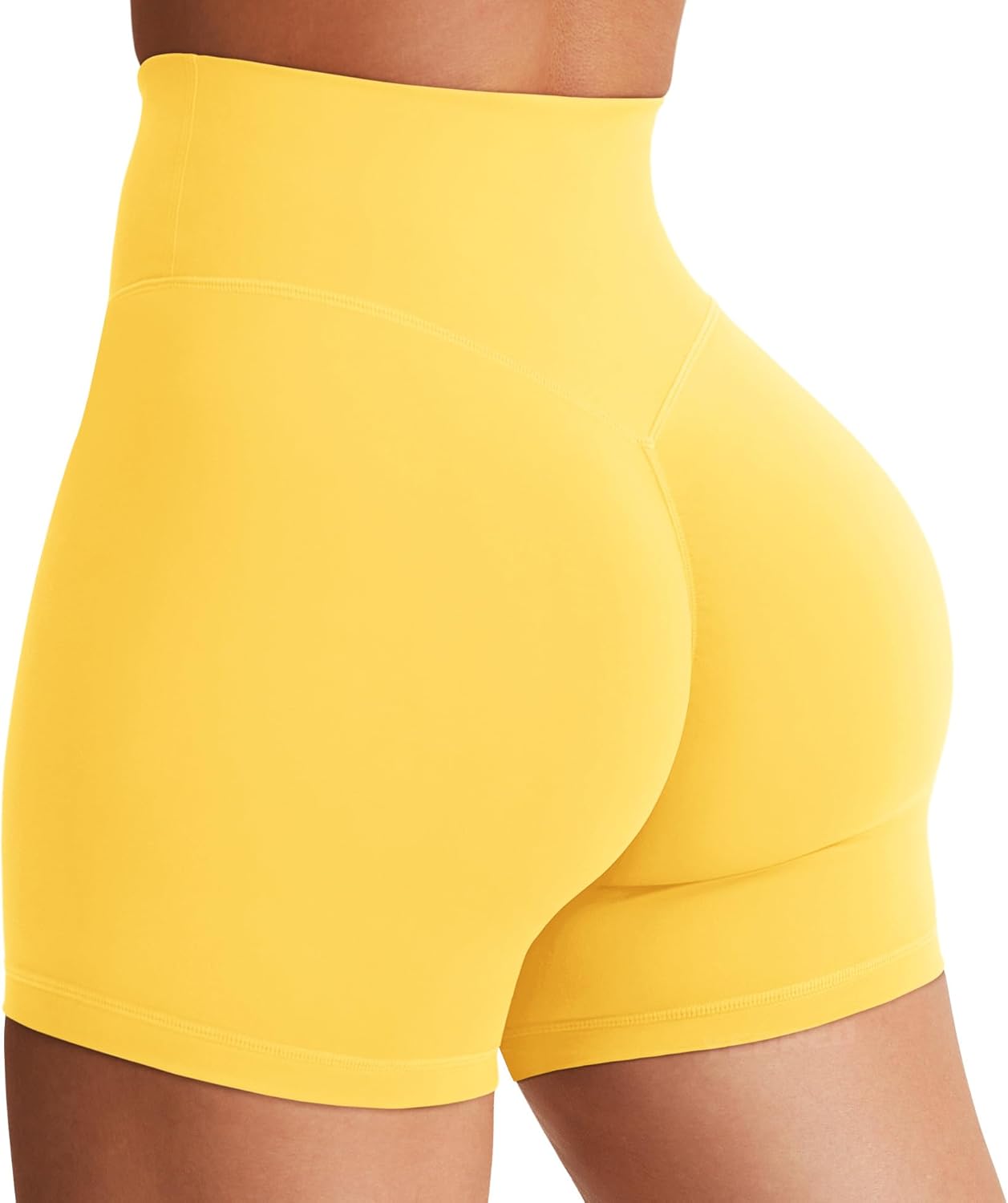 YEOREO Women's Biker Shorts - High Waist Tummy Control for Running & Yoga | 3.6", 4.5", 6" Options