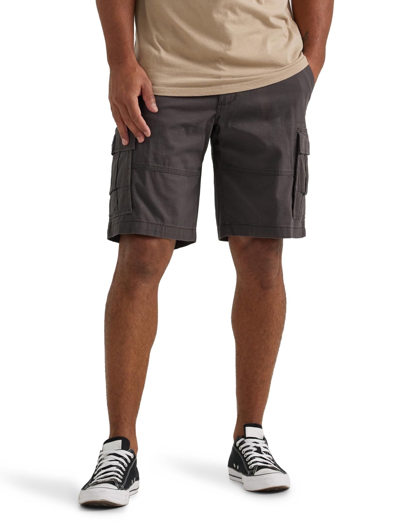 Lee Men's Extreme Motion Carolina Cargo Short, Mortar Gray, 34